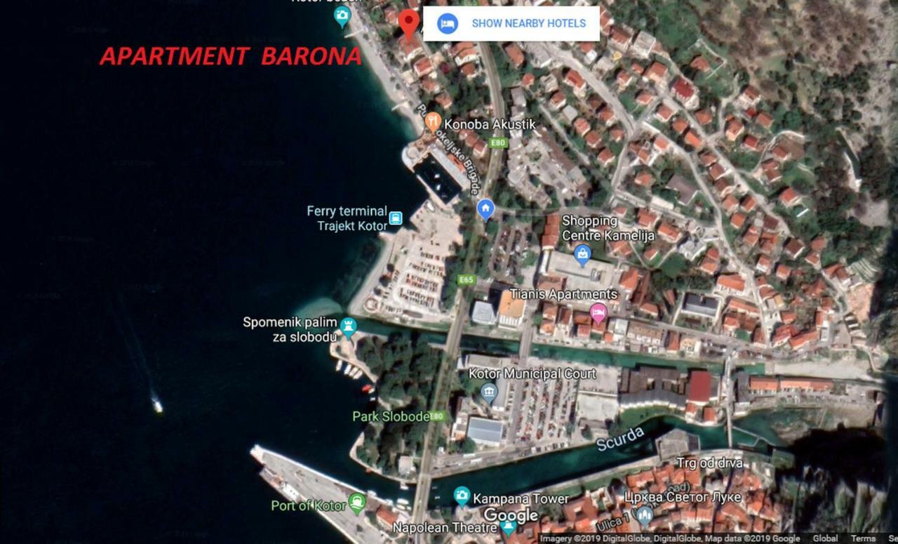 Apartment Barona Kotor Eksteriør bilde